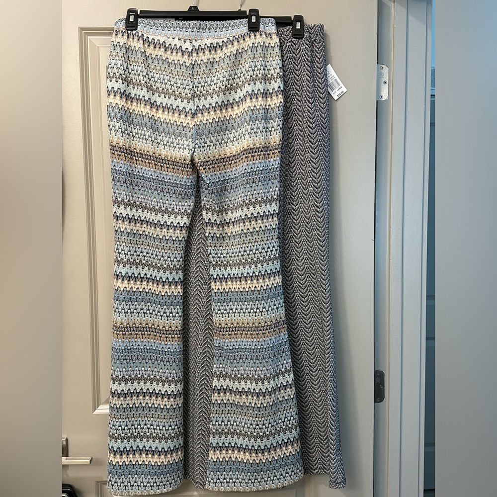 Loose pants with shorts underneath